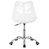 Springos® Bürostuhl Drehstuhl Weiß/Rosa Ergonomisch Produktbild-Vorschau 4