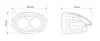 Sprühstrahlerlampe TT Technology TT.13111B 2xLED 1200lm Produktbild-Vorschau 10