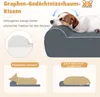 GOPLUS orthopädisches Hundebett, Hundesofa mit seitlichem Produktbild-Vorschau 2