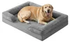 FEANDREA Orthopädisches Hundebett XXL, abnehmbarer Bezug, Produktbild-Vorschau 3