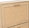Schmaler hoher Schuhschrank CANE, Wiener Geflecht, 60 x 24 Produktbild-Vorschau 7