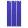 MonsterShop - 3 x breiter Fächerschrank Umkleideschrank Produktbild-Vorschau 5