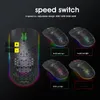 T66 RGB 2.4G Drahtlose Gaming-Maus RGB-Beleuchtung Lademaus Produktbild-Vorschau 6