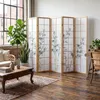 Homestyle4u Paravent Raumteiler 5 teilig Holz Natur Produktbild-Vorschau 1