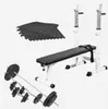 GORILLA SPORTS® Hantelbank - mit 100kg Hantelset, inkl. 6 Produktbild-Vorschau 1