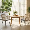 Outsunny Gartenstuhl 2er Set wetterfest Gartenstühle mit Produktbild-Vorschau 7