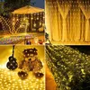 2X2M 144LED Lichtervorhang Lichterkette 8 Lichtmodi Produktbild-Vorschau 5