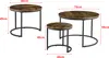 Ensemble de tables basses Arvidsjaur 3pcs Tables de salon Voir les images du produit 4