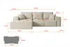 ALTDECOR Ecksofa mit Schlaffunktion und Bettkasten Produktbild-Vorschau 6