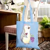 Mr. & Mrs. Panda Tote Bag Weinhändlerin Herz - Sky Blue - Produktbild-Vorschau 4