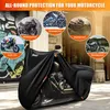 Housse de protection pour moto, imperméable, en tissu 420D, Voir les images du produit 4