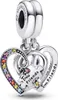 Ciondolo Pandora 792239C01 Puzzle Piece Hearts Friendship Anteprima dell’immagine prodotto 1