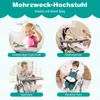 COSTWAY Klappbarer Hochstuhl für kinder, tragbarer Produktbild-Vorschau 6