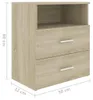 vidaXL Nočný stolík Sonoma Dub 50x32x60 cm Náhľad obrázku produktu 7