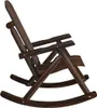 vidaXL Chaise à bascule de jardin 69x96x101 cm bois massif Voir les images du produit 4