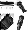 A collage of four close-up images showing different parts of a water filter. Podgląd zdjęcia produktu