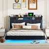 Polsterbett 140*200 mit LED-Beleuchtung und USB-Steckdose, Produktbild-Vorschau 4