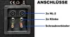 E-Lektron PW220 stereo DJ PA Party Lautsprecher Paar - Produktbild-Vorschau 3