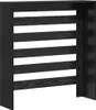 A black radiator cover with horizontal slats. Anteprima dell’immagine prodotto