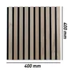 PROVISTON Akustik 3D Wandpaneele 4er Set 400 x 400 x 21 mm Produktbild-Vorschau 2