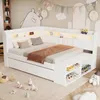 Divano letto Flieks 90x200 cm con porta USB, divano letto Anteprima dell’immagine prodotto 3