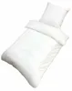 2 tlg Mikrofaser Bettwäsche 135x200 Weiß Uni Einfarbig Produktbild-Vorschau 2