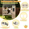 Merax Matschküche Outdoor Holz, Kinder Spielküche mit Produktbild-Vorschau 10