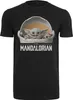 Merchcode T-Shirt Baby Yoda Mandalorian Logo Tee Black-M Produktbild-Vorschau 4