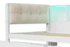 Kiefernholz-Schlafsofa mit Schubladen, dimmbarer LED, USB & Produktbild-Vorschau 9