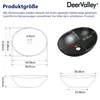 Deervalley DV-1V0011 Horizon waschbecken badezimmer, 40 x Produktbild-Vorschau 2