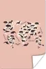 MuchoWow® Poster Weltkarte - Tiere - Scherenschnitt 40x60 Produktbild-Vorschau 1