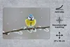 MuchoWow® Mauspad Mousepad Blaumeise - Vogel - Zweig - Gelb Produktbild-Vorschau 2