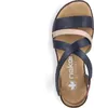 Rieker Schuhe Damen Keil Sandaletten Sandalen V3663, Produktbild-Vorschau 23