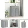 The Living Store Sideboard Grau Sonoma 60x30x75 cm Produktbild-Vorschau 10