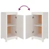 Sideboard Weiß 39x35x80 cm Massivholz Kiefer Produktbild-Vorschau 8