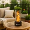 Luxfeuer Tischkamin Rund -Premium Tischfeuer Outdoor & Produktbild-Vorschau 3