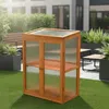Serra in abete rosso con doppia porta e finestre in vetro Anteprima dell’immagine prodotto 7