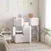 Armario modular con puerta, 9 compartimentos | Blanco | 111 Vista previa de la imagen del producto 2