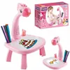 WOOPIE Lavagna da disegno proiettore Giraffa rosa + Anteprima dell’immagine prodotto 1