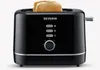 A black Severin toaster with two slices of toast in it, shown against a white background. Náhled obrázku produktu