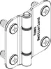 Hawa Multifold 30/W Mittelscharnier Scharnier für Falttüren Produktbild-Vorschau 1