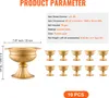 SucceBuy 10 ks jarrones para flores de 16 cm, base metálica Náhled obrázku produktu 7