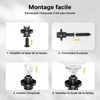 Wiltec Lampe boule extérieure – 300 x 300 x 510 mm – Ø 30 Voir les images du produit 6