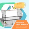 PawHut – ptačí klec s bidýlky, podložkou, odkládací plochou Náhled obrázku produktu 5
