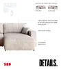 BroMARKT Ecksofa PUMI XL Schlaffunktion Bettkasten L-Form Produktbild-Vorschau 8