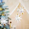 3er Set Weihnachtsdeko Papiersterne 30cm Neunzackiger Produktbild-Vorschau 4