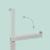 Relaxdays WC Garnitur, HBT: 67,5 x 20 x 15,5 cm, Edelstahl, Produktbild-Vorschau 5