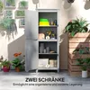 Outsunny Gartenschrank Holz Geräteschuppen wetterfest Produktbild-Vorschau 4