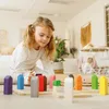 Ulanik Montessori Holzset "Häuser" Produktbild-Vorschau 2