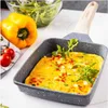 Traditionelle marmorierte rechteckige tiefe Bratpfanne Produktbild-Vorschau 2